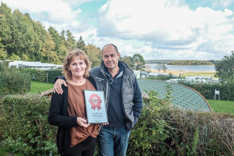 Der Familiencamping des Temple Inns erhält das Diplom für den besten Campingplatz in Seeland 2019