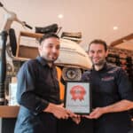 ristorante fratelli i haderslev modtager diplom for danmarks bedste pizza 2020
